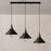 3-head Vintage Pendant Light for Kitchen Dining Bedroom Loft Russia Pendant Lamp Compatible with E27 Bulb (No Bulb) - 7