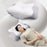 Ultra Soft Memory Foam Pillow Ergonomic Neck Support Cervical Pillow for Side Sleepers - Silver White - 4