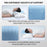 Ultra Soft Memory Foam Pillow Ergonomic Neck Support Cervical Pillow for Side Sleepers - Silver White - 5