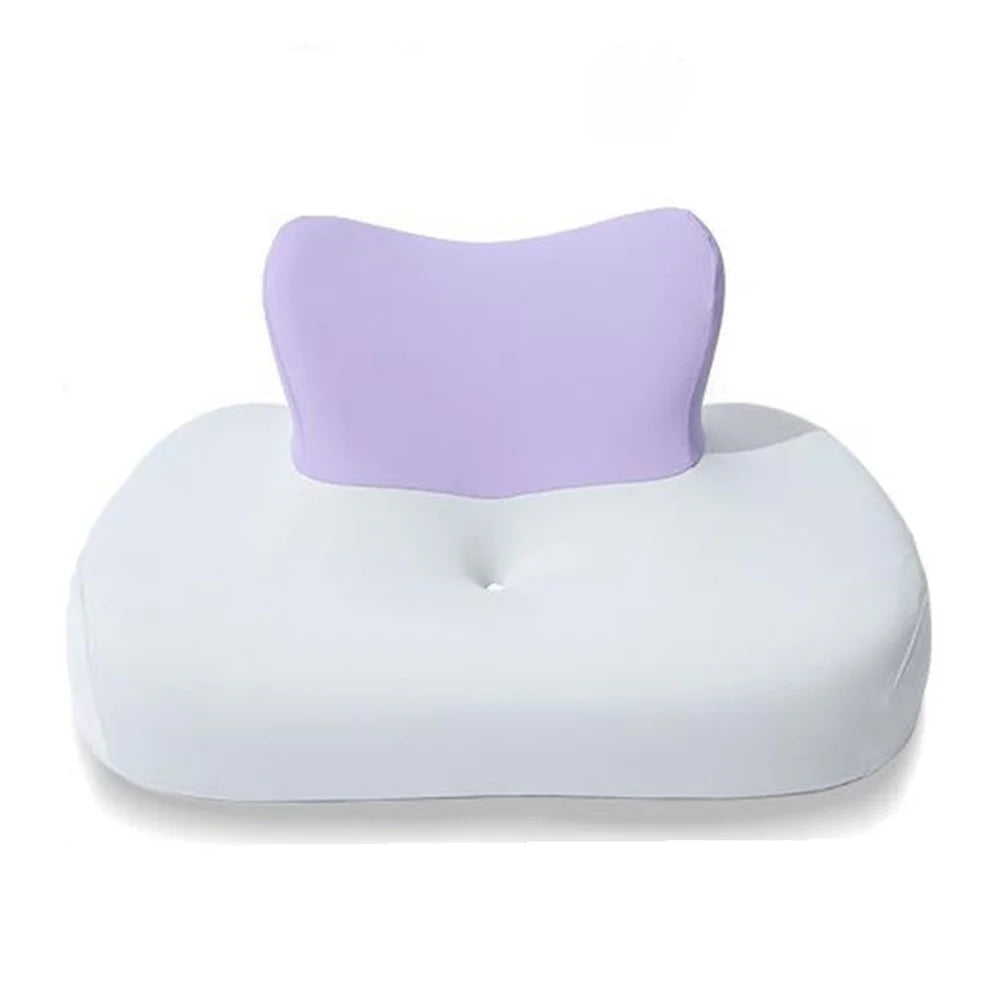 Memory Foam Pillow for Prone Sleeping Gaming Multifunctional Cervical Support Cushion - Violet - 1