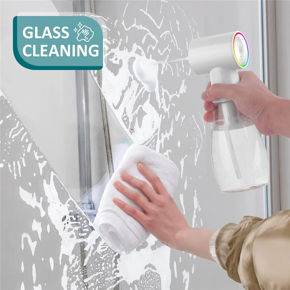 Color-Changing Light Electric Soap Foam Dispenser Auto Foaming Machine for Home / Bathroom - 5