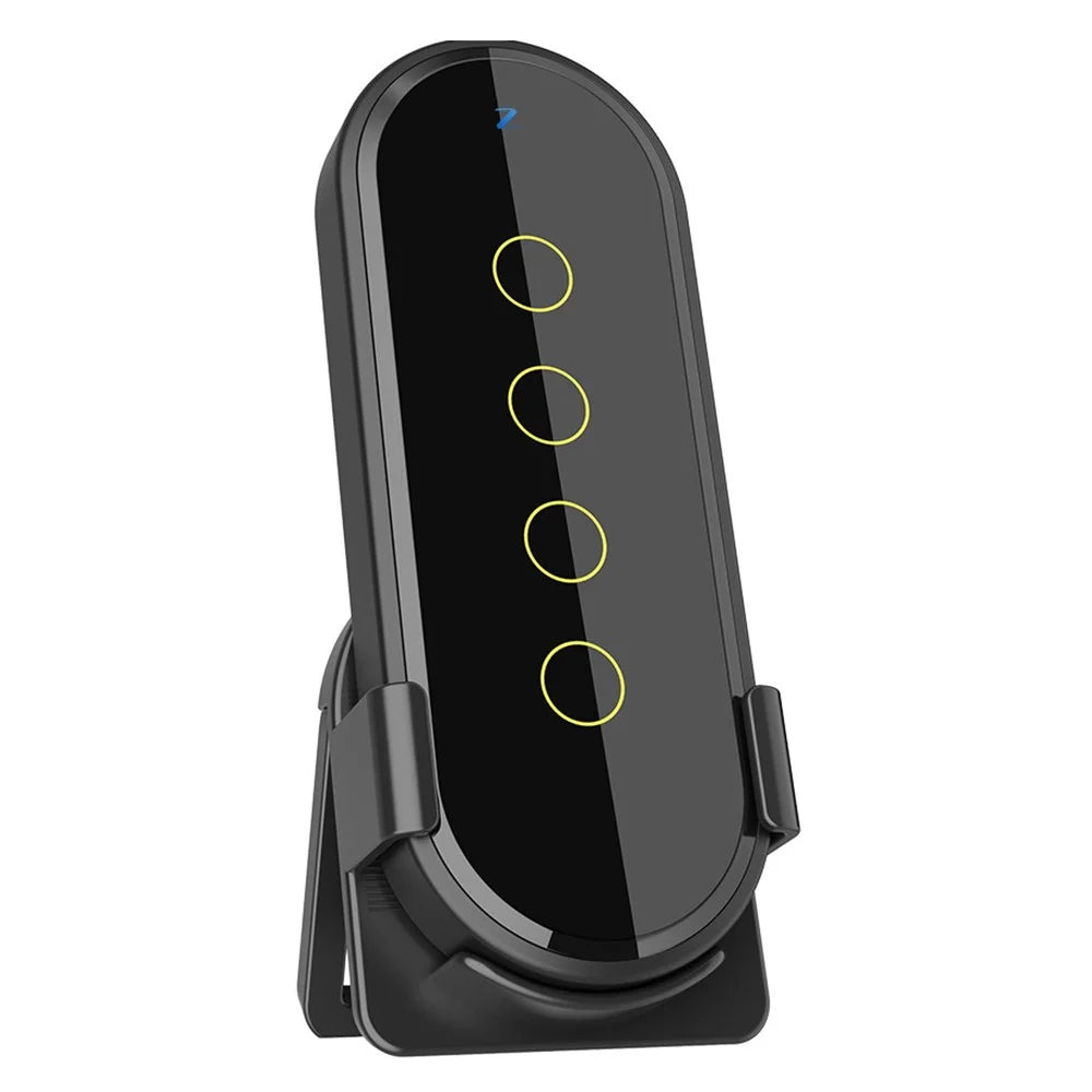 TM-YKQ004 4 Gang  Tuya ZigBee Wireless Touch Smart Switch Light Remote Control - Black - 1