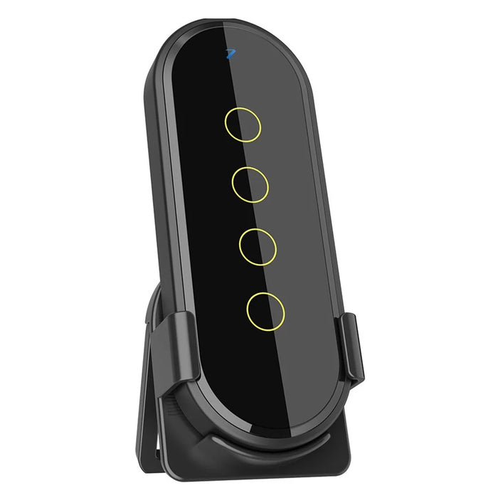 TM-YKQ004 4 Gang  Tuya ZigBee Wireless Touch Smart Switch Light Remote Control - Black - 1