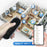 TM-YKQ004 4 Gang  Tuya ZigBee Wireless Touch Smart Switch Light Remote Control - Black - 4