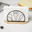 Creative Tabletop Napkin Holder Stand Hollow Knife Fork Spoon Shape Iron Tissue Dispenser for Restaurant Cafe Bar - 2