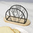 Creative Tabletop Napkin Holder Stand Hollow Knife Fork Spoon Shape Iron Tissue Dispenser for Restaurant Cafe Bar - 3