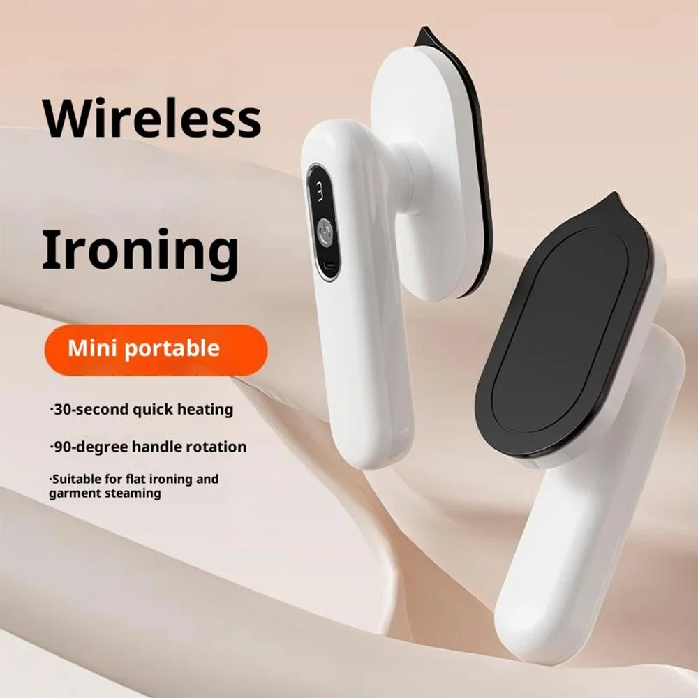 Portable Handheld Garment Steamer Iron Cordless Mini Powerful Wrinkle Remover for Travel  /  Home - 3