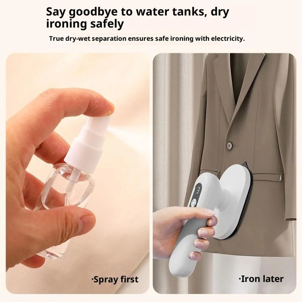Portable Handheld Garment Steamer Iron Cordless Mini Powerful Wrinkle Remover for Travel  /  Home - 5