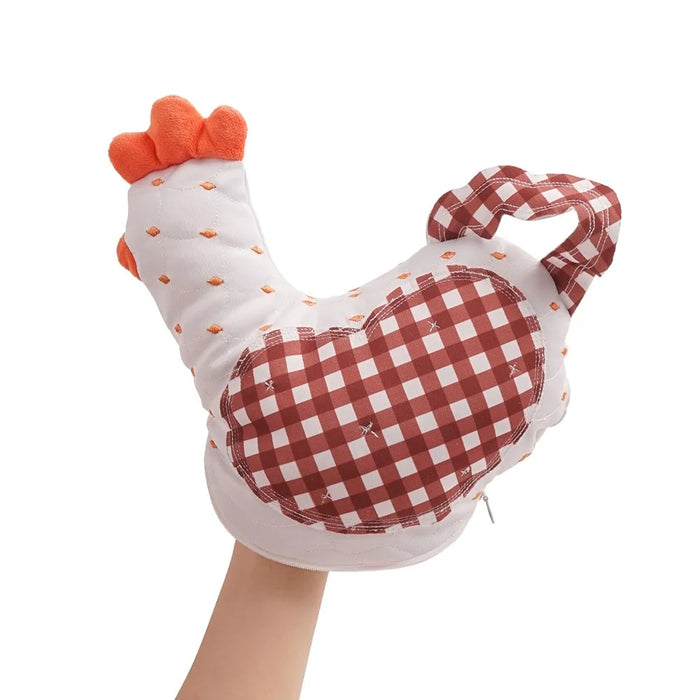 CLS 1 Pc Heat Resistant Baking Glove Anti Scald Microwave Oven BBQ Glove Anti Slip - 1