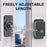 FQ23 Fingerprint Chain Safety Lock Child Pet Proof with Electronic Key for Refrigerator Window Sliding Door - Black - 2