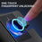 FQ23 Fingerprint Chain Safety Lock Child Pet Proof with Electronic Key for Refrigerator Window Sliding Door - Black - 5