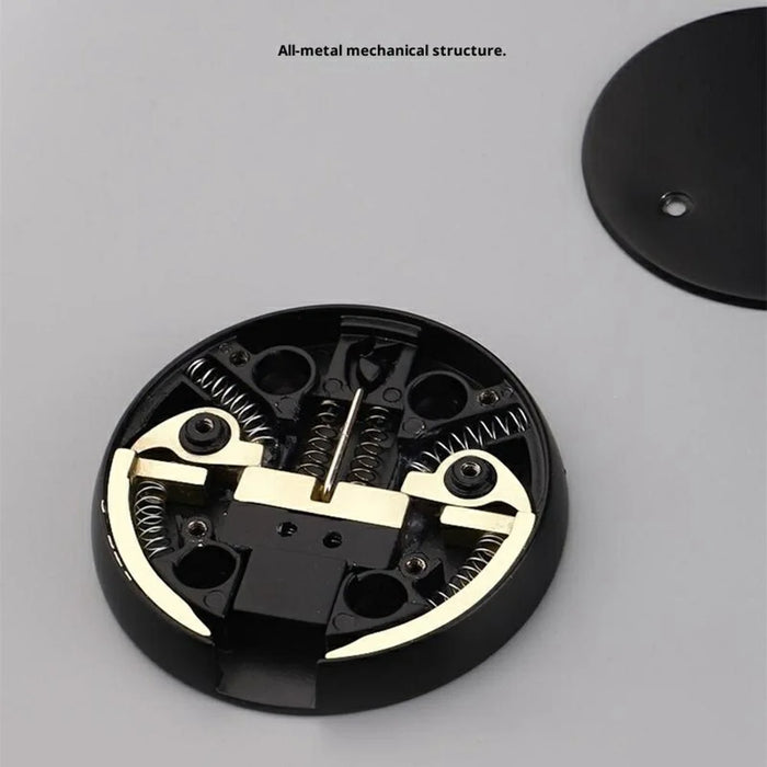 Invisible Floor Mounted Door Stopper No Drill Mechanical Wind Resistant For Bedroom Bathroom - Black - 3