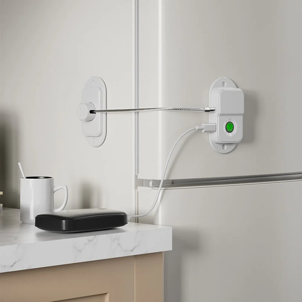 FQ25 Fingerprint Child Safety Lock Long Battery Life Smart Pet Protection Lock USB-C Fast Charge for Cabinets Drawers - 5