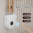 Smart Fingerprint Padlock Anti-Theft Security Lock with Electronic Key USB - C Fast Charge for File Cabinets Suitcases - White - 2