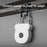 Smart Fingerprint Padlock Anti-Theft Security Lock with Electronic Key USB - C Fast Charge for File Cabinets Suitcases - White - 3