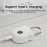 Smart Fingerprint Padlock Anti-Theft Security Lock with Electronic Key USB - C Fast Charge for File Cabinets Suitcases - White - 5