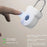 Smart Fingerprint Padlock Anti-Theft Security Lock with Electronic Key USB - C Fast Charge for File Cabinets Suitcases - White - 7
