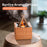 USB Campfire Aroma Diffuser Desktop Air Humidifier with 7-Color Gradient Flame Effect - Black - 3