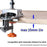 Stainless Steel Hinge Hole Locator Installation Adjustable Edge Quick Clamp Woodworking Tool for Cabinet Door - 4