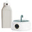 360° Circulation Foldable Clothes Dryer 68°C Constant Temp Drying Machine 10KG Large Capacity - EU Plug  /  Milky White - 1