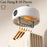 360° Circulation Foldable Clothes Dryer 68°C Constant Temp Drying Machine 10KG Large Capacity - EU Plug  /  Milky White - 2