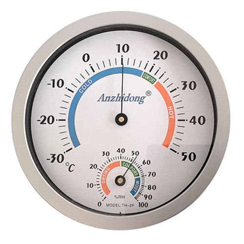 ANZHIDONG Temperature Humidity Meter for Home Pharmacy Wall Mounted Mechanical Thermometer Hygrometer - 1