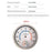 ANZHIDONG Temperature Humidity Meter for Home Pharmacy Wall Mounted Mechanical Thermometer Hygrometer - 6