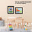 A4 (21x29.7cm) Flip Photo Frame Magnetic Picture Frame Clear Display for Art Photos Storage - Black - 5