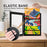 8 inch (15.2x20.3cm) Photo Holder Magnetic Flip Picture Frame Clear Display for Artwork - Black - 6