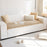 70x180cm Pet-Friendly Sofa Cushion Thickened Soft Corduroy Sofa Cover Breathable Non-Slip - Coffee - 1