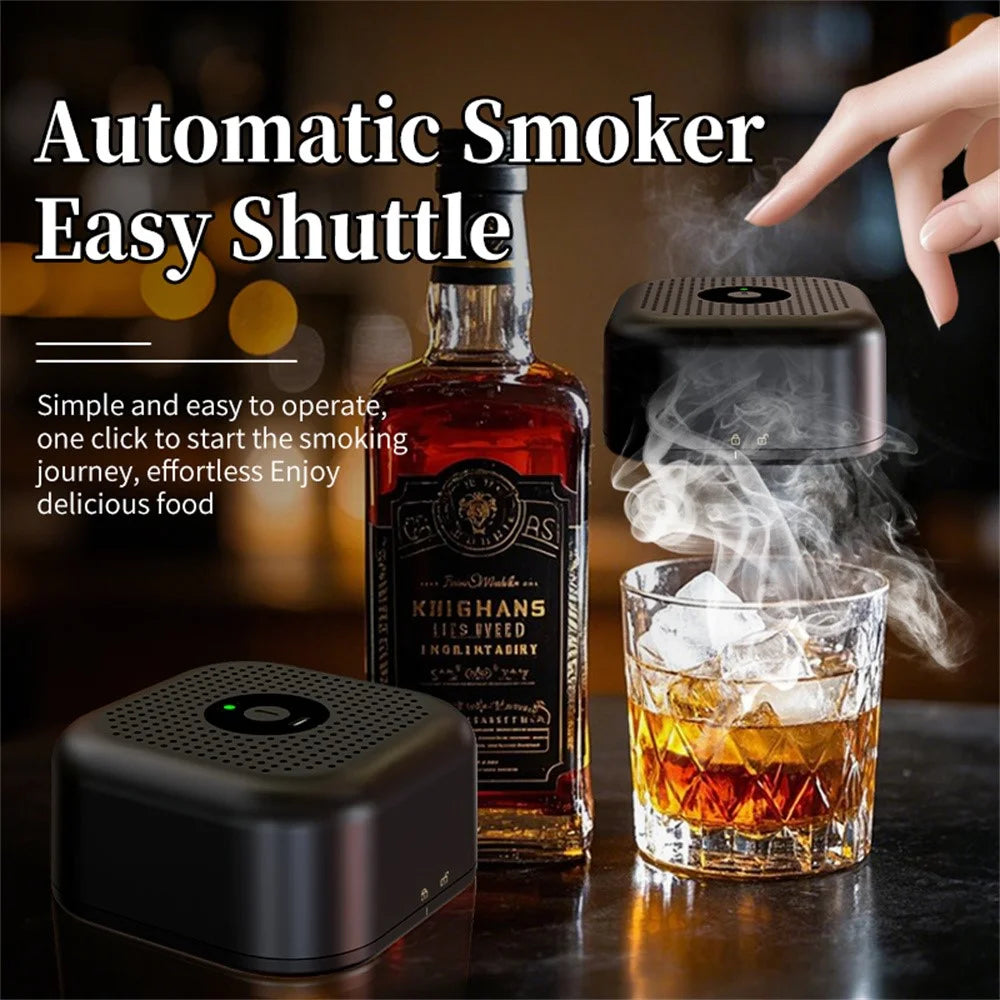 Electric Whiskey Smoke Infuser Cocktail Smoker Set Rechargeable Bar Party Mixology Tool Smoking Gun Kit - 2