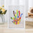 Transparent Photo Frame DIY Handprint Frame Family Multi-Person Handprint Gift Creative Souvenir Decor - White - 5