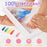 Transparent Family Handprint Photo Frame DIY Art Print Gift Multi Person Handprint Frame with LED Light - White - 4