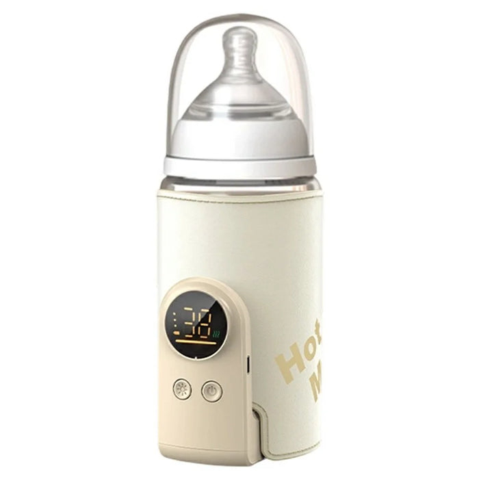 8000mAh Bottle Warmer 360° Uniform Heating Milk Sleeve Smart Temperature Control Baby Bottle Warmer - Battery - 1