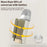 8000mAh Bottle Warmer 360° Uniform Heating Milk Sleeve Smart Temperature Control Baby Bottle Warmer - Battery - 4