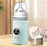 K7 Smart Constant Temperature Bottle Warmer USB Plug-in Baby Bottle Heater with 360° Full Wrapping Fast Heating Bottle Insulation Sleeve - Light Blue - 5