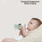 K7 Smart Constant Temperature Bottle Warmer USB Plug-in Baby Bottle Heater with 360° Full Wrapping Fast Heating Bottle Insulation Sleeve - Light Blue - 7