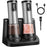 Stainless Steel Electric Spice Grinder Rechargeable Pepper Mill with Battery Display Base Adjustable Coarseness - 1