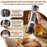Stainless Steel Electric Spice Grinder Rechargeable Pepper Mill with Battery Display Base Adjustable Coarseness - 6