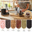 Stainless Steel Electric Spice Grinder Rechargeable Pepper Mill with Battery Display Base Adjustable Coarseness - 7