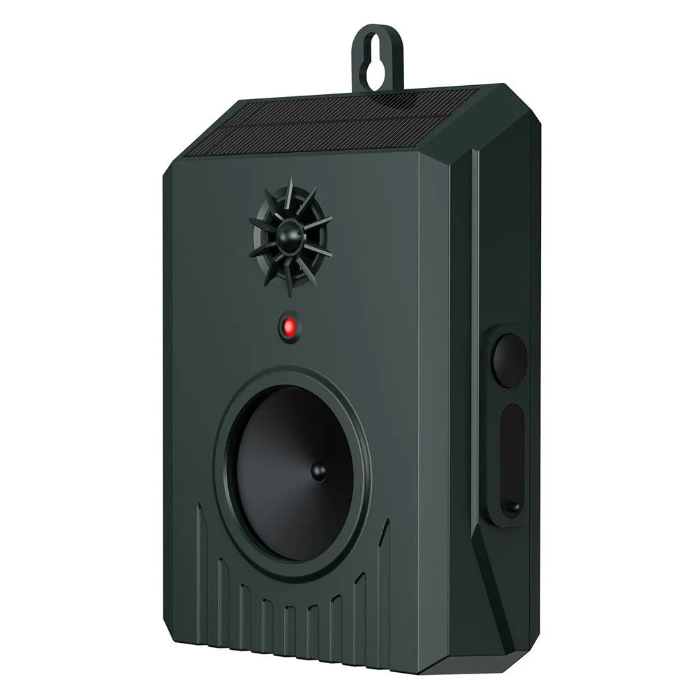 B10 Wall Mounted Ultrasonic Animal Repellent Outdoor Solar Powered Pest Control Device for Mice Dogs Birds - 1