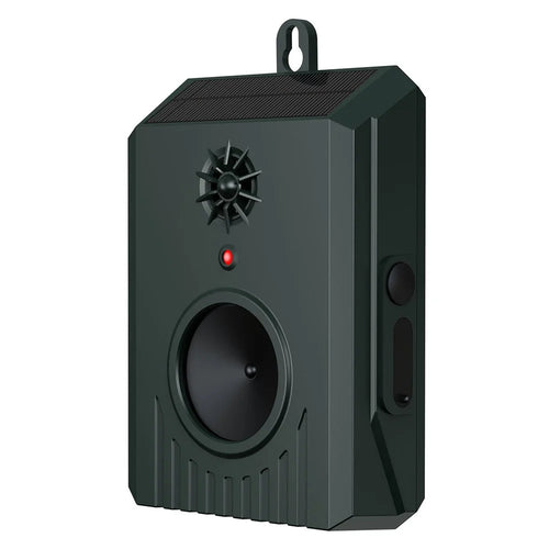 B10 Wall Mounted Ultrasonic Animal Repellent Outdoor Solar Powered Pest Control Device for Mice Dogs Birds - 1