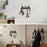 Animal Shaped Key Holder Wall Mount Hook Metal Iron Paw Print Hanger for Entryway Decorative Storage Organizer - Three Cats - 6