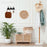 Animal Shaped Key Holder Wall Mount Hook Metal Iron Paw Print Hanger for Entryway Decorative Storage Organizer - Three Cats - 7
