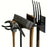Wall-Mounted Garden Tool Storage Rack Heavy Duty Iron Tool Hanger Rust-Resistant Organizer for Garden Balcony Garage - Black - 4