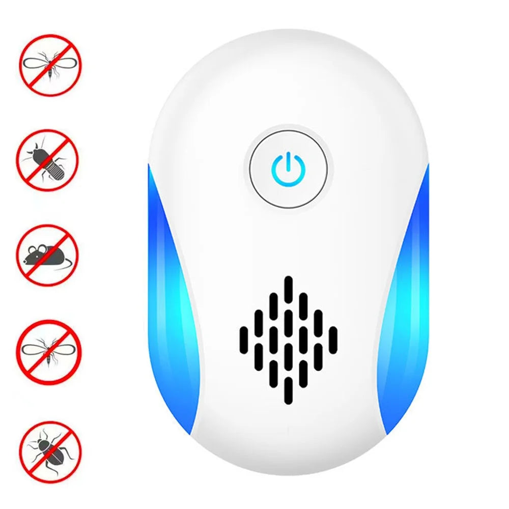311 Dual Modes Electronic Ultrasonic Repellent Plug-in Pest Control Device for Bugs Mosquito Roach Rodent - US Plug - 2