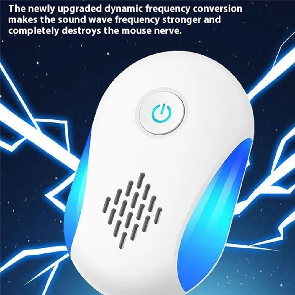 311 Dual Modes Electronic Ultrasonic Repellent Plug-in Pest Control Device for Bugs Mosquito Roach Rodent - US Plug - 6