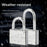 YANGFAN Waterproof Padlock 40mm Long Shackle Rustproof Security Lock with 3 Keys for Home  /  Outdoor Protection - 3