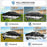 For 20-22 Feet (700x290cm) 210D Yacht Cover Waterproof Sun Protection Boat Cover with Adjustable Belt and Storage Bag - 5