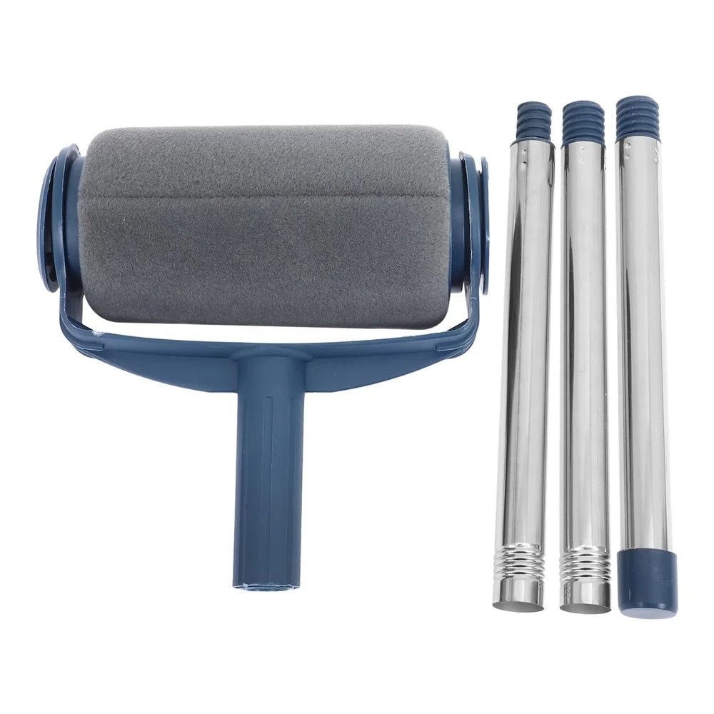 Paint Roller Brush Set with Extension Pole for Latex Paint Wall Ceiling Furniture Roller Brush - 2